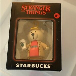Starbucks Stranger Things DUSTIN Starbucks Bearista Topper RARE Latin Collection